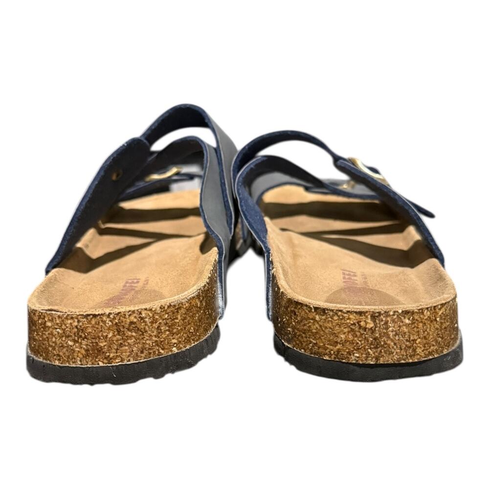 Guoluofei Men’s German Gray Brown Leather Strappy Sandals EU Size 46 US 12  12.5 - Picture 7 of 11